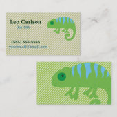 Carte De Visite Chameleon (Devant / Derrière)