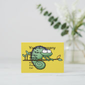 Carte De Visite Chameleon Cute Funny (Debout devant)