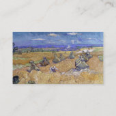 Carte De Visite Champ de blé de Van Gogh - Moisson dorée Art (Dos)