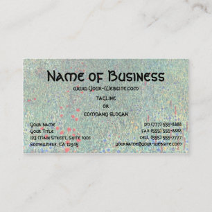 Carte De Visite Champ de fleurs à Litzlberg Klimt, paysage vintage