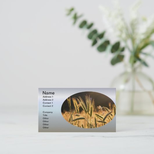 Carte De Visite Champ de Frarm Fresh (Debout devant)