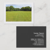 Carte De Visite Champ de lecture (Bordé) (Devant / Derrière)