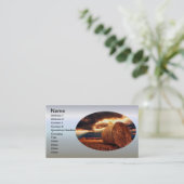 Carte De Visite Champ des balles de foin (Debout devant)