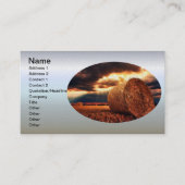 Carte De Visite Champ des balles de foin (Devant)