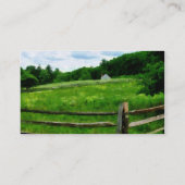 Carte De Visite Champ près de la grange Patinée (Dos)