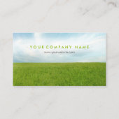 Carte De Visite Champ vert (Dos)