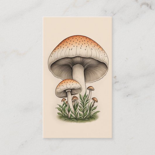 Carte De Visite champignon (Devant)