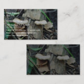Carte De Visite Champignon d'étagère (Devant / Derrière)