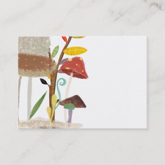 Carte de visite champignons (Devant)