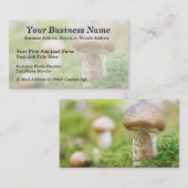 Carte De Visite Champignons brumeux de matin (Devant / Derrière)