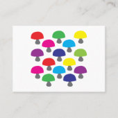 Carte De Visite Champignons colorés (Devant)