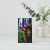 Carte De Visite Champignons dans la forêt (Debout devant)