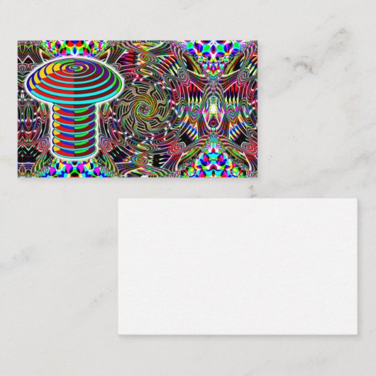 Carte De Visite Champignons mathématiques (Devant / Derrière)