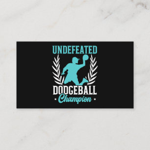 Carte De Visite Champion de Dodgeball non vaincu Duck Dip Dive Dod