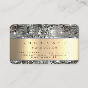 Carte De Visite Championnat d'ivoire Gold Diamond Stripes Parties 