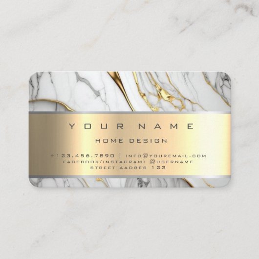 Carte De Visite Championnat d'ivoire Gold Diamond Stripes Parties  (Devant)