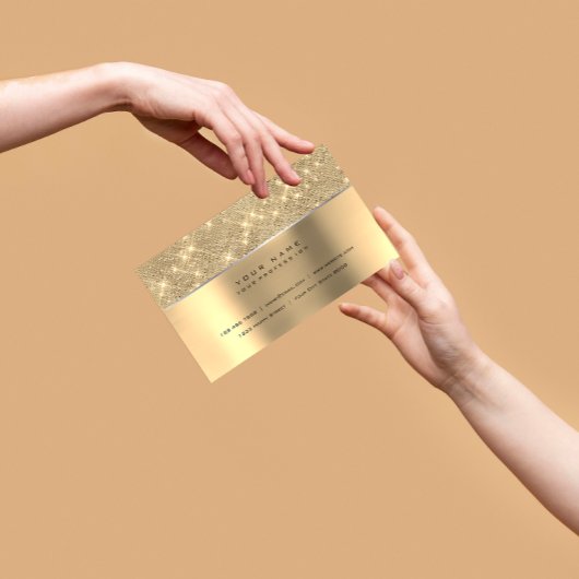 Carte De Visite Championnat d'ivoire Gold Diamond Stripes Parties 