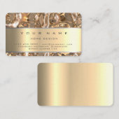 Carte De Visite Championnat d'ivoire Gold Diamond Stripes Parties  (Devant / Derrière)