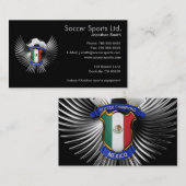 Carte De Visite Champions du football du Mexique (Devant / Derrière)