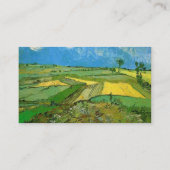 Carte De Visite Champs de blé à Auvers sous ciel couvert (Dos)