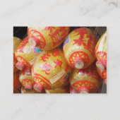 Carte De Visite Chanceux Lanternes en papier chinois (Dos)