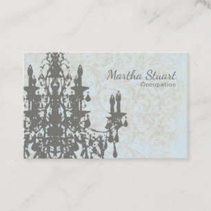 Carte De Visite CHandelier de coco COULEUR/PAPIER/TAILLE OPTIONS- 