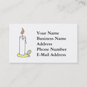Carte De Visite Chandelier de vacances de dessin animé design