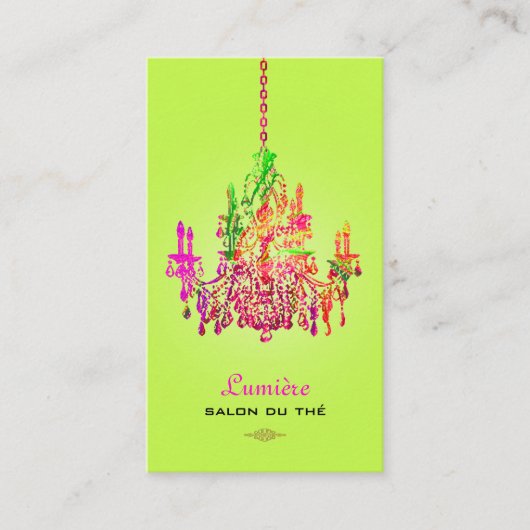 Carte De Visite Chandelier en verre murano PixDezines/DO-IT-YOURSE (Devant)