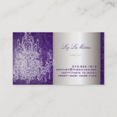 Carte De Visite Chandeliers PixDezines/arrière - plan do-it-yourse (Dos)