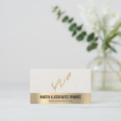 Carte De Visite Chandeliers stocks | Finance | Découpe Or (Debout devant)