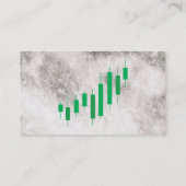 Carte De Visite Chandeliers verts | Marbre (Dos)