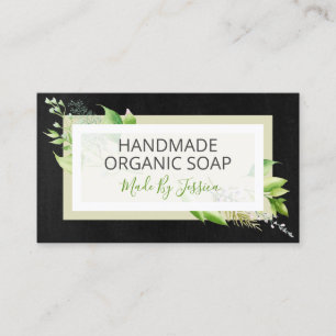 Carte De Visite Chandelle de fonte Soap Soy Fabriqué à la main e