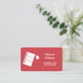 Carte De Visite Changement du pétrole (Debout devant)