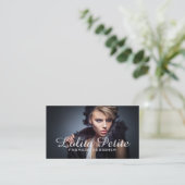 Carte De Visite Changements de costumes de créateur de mode (Debout devant)