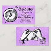 Carte De Visite Changements et réparations de couture (Devant / Derrière)