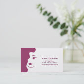 Carte De Visite Changez la couleur - autobus de Cosmetologist de (Debout devant)