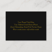 Carte De Visite Chanson de déesse (Dos)