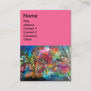 CARTE DE VISITE CHANSON DE ROLAND/ COMBAT DES CHEVALIERS EN TOURNO