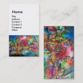 CARTE DE VISITE CHANSON DE ROLAND/ COMBAT DES CHEVALIERS EN TOURNO (Devant / Derrière)