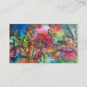 CARTE DE VISITE CHANSON DE ROLAND/ COMBAT DES CHEVALIERS EN TOURNO (Dos)