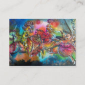 CARTE DE VISITE CHANSON DE ROLAND/ COMBAT DES CHEVALIERS EN TOURNO (Dos)