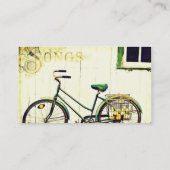 Carte De Visite Chansons cyclistes d'automne (Dos)