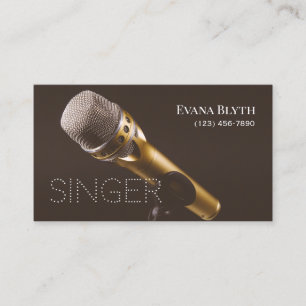 Carte De Visite Chanteur