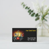 Carte de visite chanteur de bande (Debout devant)