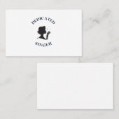 CARTE DE VISITE CHANTEUR DÉDIÉ (Devant / Derrière)