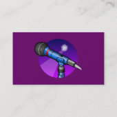 Carte De Visite Chanteur professionnel (Dos)