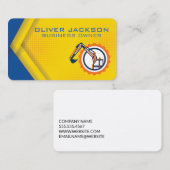 Carte De Visite Chantier de construction | Architecte | Propriétés (Devant / Derrière)