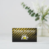 Carte De Visite Chantier de construction | Casque de chantier | Bâ (Debout devant)