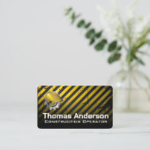 Carte De Visite Chantier de construction | Casque de chantier | Tr (Debout devant)