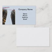 Carte De Visite Chantier de construction élevé avec deux grandes (Devant / Derrière)